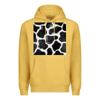 Antique Gold cow seamless pattern Premium Hoodie - BundleAndBundleShop