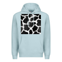 Blue Mist cow seamless pattern Premium Hoodie - BundleAndBundleShop