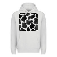 Dove Grey cow seamless pattern Premium Hoodie - BundleAndBundleShop
