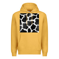 Mustard cow seamless pattern Premium Hoodie - BundleAndBundleShop