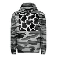 Slate Camo cow seamless pattern Premium Hoodie - BundleAndBundleShop