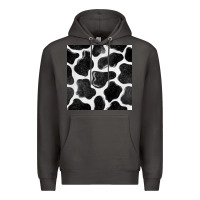 Smoke cow seamless pattern Premium Hoodie - BundleAndBundleShop