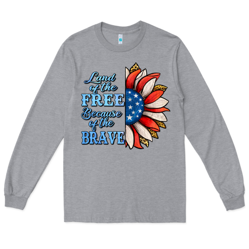 Patriotic Sunflower No Background Long Sleeve Tee by Jasminsmagicworld | Teevron