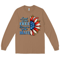 Toasted Coconut patriotic sunflower no background Long Sleeve Tee - Jasminsmagicworld