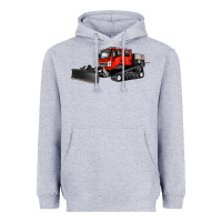 Heather Grey snowcat Heavyweight Hoodie - Artiststas