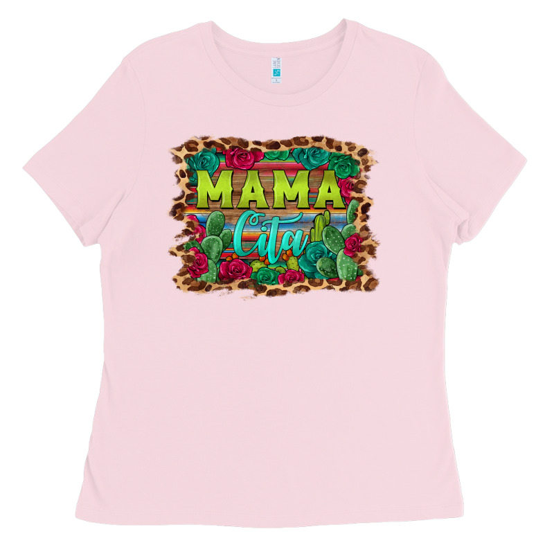 Mama Cita Serape Background Ladies Tee by BarkalooDesign | Teevron