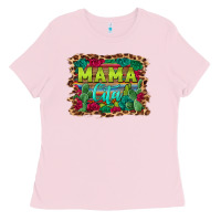 Bubblegum Pink mama cita serape background Ladies Tee - BarkalooDesign