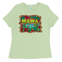 Matcha mama cita serape background Ladies Tee - BarkalooDesign