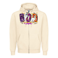 Sandshell boo sheet Zipper Hoodie - CowhideDigitalArt