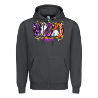 Smoke boo sheet Zipper Hoodie - CowhideDigitalArt