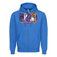 True Royal boo sheet Zipper Hoodie - CowhideDigitalArt