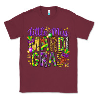 Burgundy Little miss Mardi Gras Classic Tee - NancyCooperArtShop