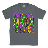 Charcoal Heather Little miss Mardi Gras Classic Tee - NancyCooperArtShop