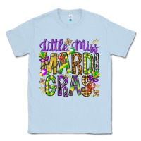 Dusty Blue Little miss Mardi Gras Classic Tee - NancyCooperArtShop