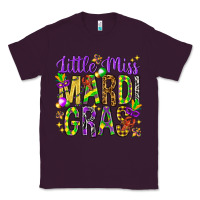 Plum Little miss Mardi Gras Classic Tee - NancyCooperArtShop