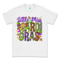 White Little miss Mardi Gras Classic Tee - NancyCooperArtShop
