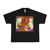 Black Mardi Gras Crawfish Tumbler Urban Heavy Tee - HowdyJamesFarm