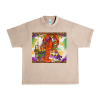 French Oak Mardi Gras Crawfish Tumbler Urban Heavy Tee - HowdyJamesFarm
