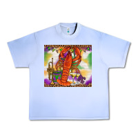 Grape Ice Mardi Gras Crawfish Tumbler Urban Heavy Tee - HowdyJamesFarm