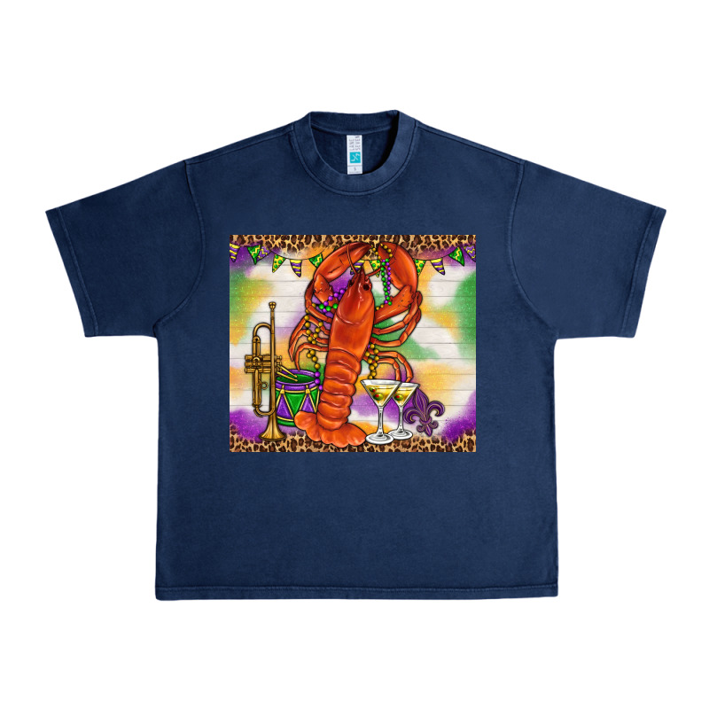 Mardi Gras Crawfish Tumbler Urban Heavy Tee by HowdyJamesFarm | Teevron