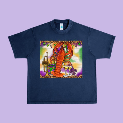 Mardi Gras Crawfish Tumbler Urban Heavy Tee Designed By Howdyjamesfarm