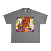 Tornado Mardi Gras Crawfish Tumbler Urban Heavy Tee - HowdyJamesFarm