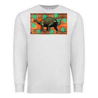 Oatmeal Heather ankylosaurus sippy cup Premium Sweatshirt - Artiststas