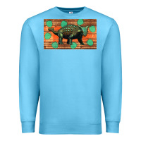 Ocean Blue ankylosaurus sippy cup Premium Sweatshirt - Artiststas