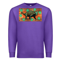 Purple ankylosaurus sippy cup Premium Sweatshirt - Artiststas