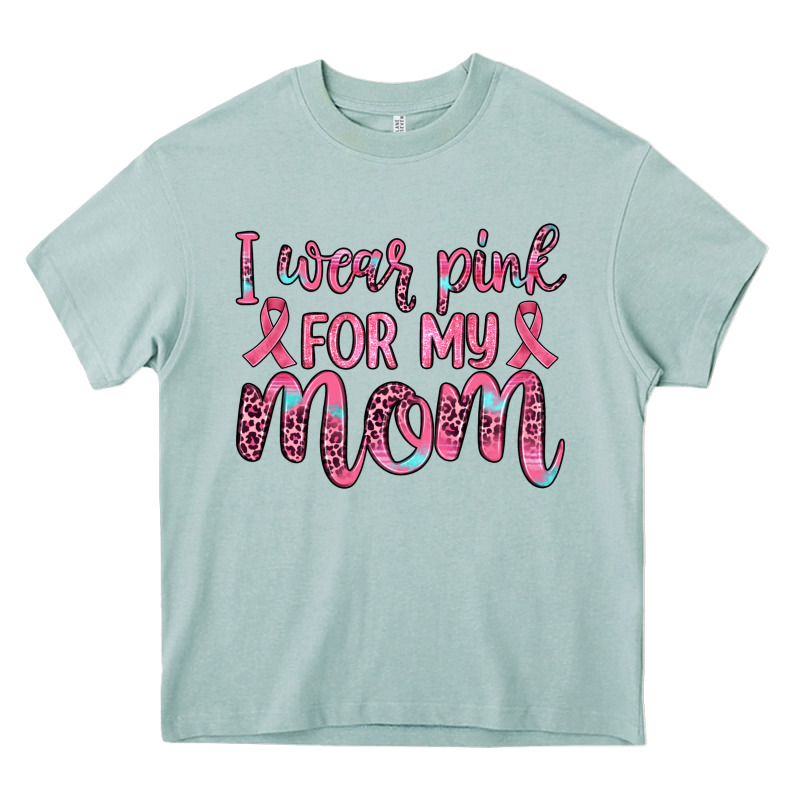 I Wear Pink For My Mom Heavy Core Tee by JahusDesignShop | Teevron