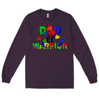Plum Dad of warrior Long Sleeve Tee - CowGirlArtShop