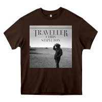 Chocolate Brown Chris Stapleton traveller Heavy Core Tee - minhPixels