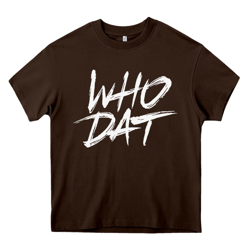 Who Dat Gift Heavy Core Tee by minhPixels | Teevron