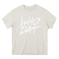 Cream Who Dat GIFT Heavy Core Tee - minhPixels