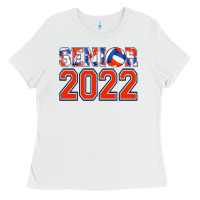 White senior volleyball custom Ladies Tee - Jasminsmagicworld