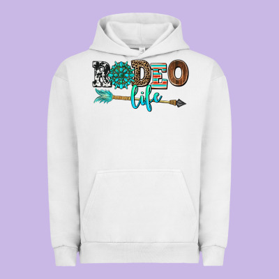 Rodeo Life With Gemstone Urban Hoodie Designed By Adodesignshop
