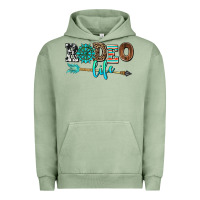 Pigment Oil Green rodeo life with gemstone Urban Hoodie - AdoDesignShop