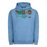 Pigment Pebble Blue rodeo life with gemstone Urban Hoodie - AdoDesignShop