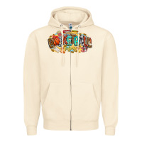 Sandshell basketball vibes Zipper Hoodie - CowhideDigitalArt