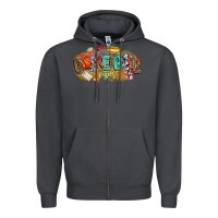 Smoke basketball vibes Zipper Hoodie - CowhideDigitalArt