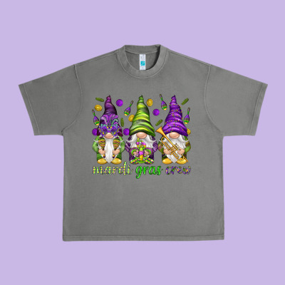 Mardi Gras Crew With Gnomies Urban Heavy Tee Designed By Howdyjamesfarm