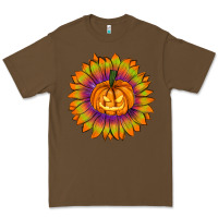 Cacao Halloween Sunflower Premium Tee - RanaPortraitStore