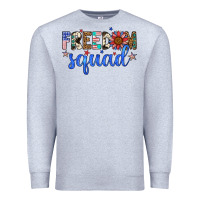 Heather Grey freedom squad Premium Sweatshirt - Artiststas