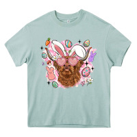Arona highland heifer easter Heavy Core Tee - LillyAllenDesigns
