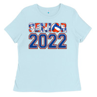 Baby Blue senior volleyball custom Ladies Tee - Jasminsmagicworld