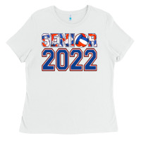 White senior volleyball custom Ladies Tee - Jasminsmagicworld