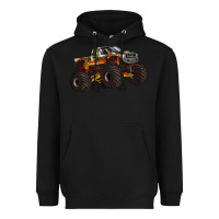 Black monster truck Heavyweight Hoodie - Artiststas
