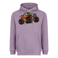 Lavender monster truck Heavyweight Hoodie - Artiststas