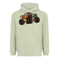 Matcha monster truck Heavyweight Hoodie - Artiststas
