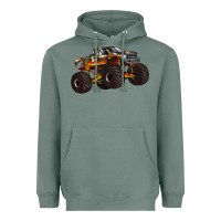 Sage monster truck Heavyweight Hoodie - Artiststas